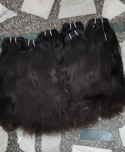 Bundles de cheveux indiens Remy à double extrémité étirée de la meilleure qualité Styles droits soyeux avec des extensions en vrac naturelles douces de vague d'eau - Product Image 6