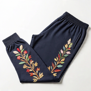 กางเกงวอร์มปักลายสำหรับผู้ชาย - Product Image 4