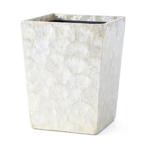 <b>Square</b> Shape Garbage Trash Can in Resin with Marvelous Design Perfect for Indoor and Outdoor Waste Management - Product Image 2