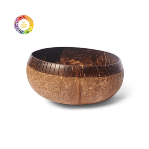 Cuenco de cáscara de coco pulido y respetuoso con el medio ambiente | Cuenco natural de alta calidad para alimentos, muchos tamaños, ligero y al mejor precio - Product Image 2