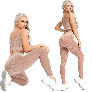 2024 Top Quality Design Workout <b>Suit</b> Sports Bra Leggings <b>Pants</b> Fitness <b>Women</b> Custom Design Yoga Wears Set - Product Image 6