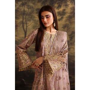 Embroidered Chiffon <b>Net</b> <b>Fabric</b> SF-4378 - Product Image 4