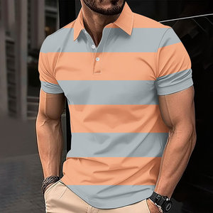 Polos personalizados para hombre con cuello de manga corta, camiseta informal para empresas y eventos - Product Image 4