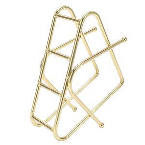 Porte-mouchoirs en plaqué or support sur pied fêtes de mariage vaisselle serviettes organisateur décoratif porte-serviettes en tissu Hotsale - Product Image 5