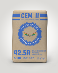 Ciment ATZ CEM II 42.R-Haute résistance, prise rapide, durable pour les murs extérieurs en gros de l'usine du Vietnam - Product Image 1