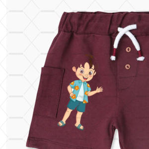 Shorts de jogging pour homme de marque, de haute qualité, 100% coton, motif uni, avec cordon de serrage à la taille |   Logo et couleurs personnalisés - Product Image 5