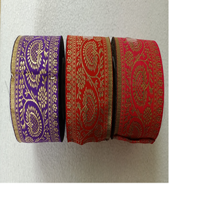 Lacets brodés floraux 100% coton sur mesure Designs ethniques à des fins diverses disponibles dans tous les styles de tailles différentes - Product Image 6