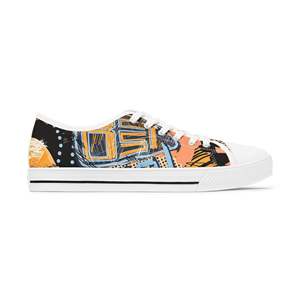 Sneakers basse traspiranti con motivo graffiti - Product Image 4
