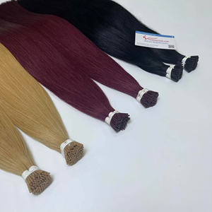 Haute qualité I pointe cuticule alignée 100% Extensions de cheveux vietnamiens I pointe Extensions droites soyeuses lisses I pointe cheveux vietnamiens - Product Image 4