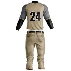 Maillot de baseball pour homme adulte en polyester 100% imprimé par sublimation personnalisé, respirant, séchage rapide, col en V, tissu 300g, OEM - Product Image 2