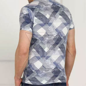 T-shirt à col rond pour homme, imprimé personnalisé, séchage rapide, coupe classique, respirant, motif uni, sublimé pour la remise en forme et l'entraînement en salle de sport - Product Image 6