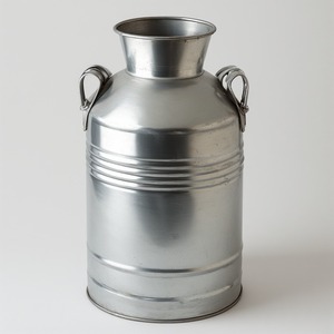 กระป๋องนมกัลวานิกทำมือสไตล์วินเทจตกแต่งเสร็จเหมาะสำหรับบ้านชนบทคาเฟ่และของตกแต่งกลางแจ้ง - Product Image 5