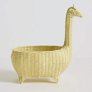 Panier de rangement décoratif pour chambre d'enfant, paniers de rangement multi-usages, conteneurs en fibre de rotin, paniers à linge - Product Image 6