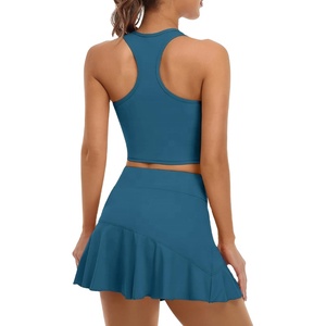 Falda Deportiva Personalizada para Tenis, Vestido Deportivo para Mujer con Shorts y Bolsillos, Faldas de Tenis para Niñas - Product Image 3