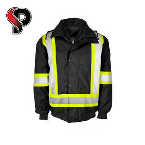 Vêtements de sécurité d'hiver imperméables pour ouvriers Manteau mécanique pour hommes Vêtements de travail de construction personnalisés haute visibilité Veste de travail de sécurité réfléchissante - Product Image 1