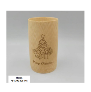 Tasse en bambou avec logo personnalisé style personnalisé avec un matériau en bambou de haute qualité et sans danger pour les utilisations en vente en gros en usine - Product Image 3