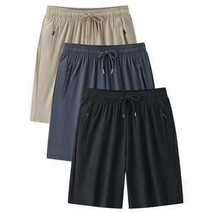 กางเกงขาสั้นกันเหงื่อของผู้ชายที่มีสไตล์เรียบง่ายมาใหม่ล่าสุดโลโก้ปรับแต่งได้รูปแบบของแข็งมีหลายสไตล์ให้เลือก - Product Image 6