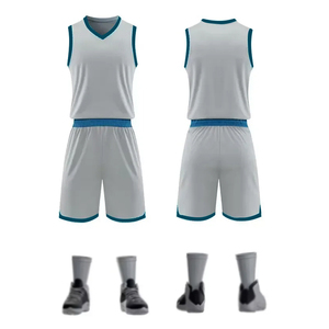 Camiseta de baloncesto con logotipo personalizado BSCI, conjuntos de ropa deportiva de secado rápido de poliéster, uniformes de jugadores de talla XS, fábrica al por mayor, lo último - Product Image 5
