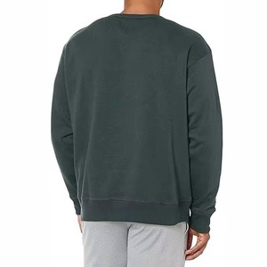 Pull en maille délavée pour homme, coton lourd, col rond, effet déchiré, streetwear, pull - Product Image 2