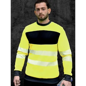 Sweat-shirts et sweats à capuche promotionnels personnalisés haute visibilité pour le travail - Product Image 2
