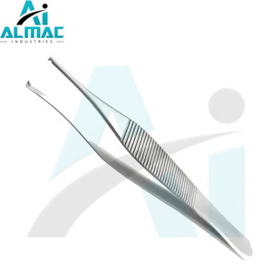 Pinzas de tejido Adson de 12cm de ALMAC, instrumentos quirúrgicos básicos de alta calidad, gran oferta, conjunto de instrumentos de acero inoxidable - Product Image 1