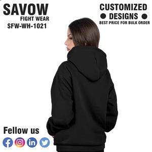 Femmes surdimensionné 100% coton pull à capuche imprimé Streetwear polaire vestes décontracté hiver mode avant Logo sweats - Product Image 2