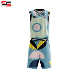 Uniformes de baloncesto bordados para hombres y mujeres, ropa deportiva de fábrica, camisetas de uniformes de baloncesto de poliéster al por mayor - Product Image 6