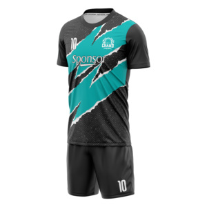 ชุดฝึกฟุตบอลแบบระเหิดโลโก้ออกแบบได้ตามต้องการ - Product Image 4