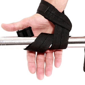 Sangles de poignet en cuir et polyester pour l'haltérophilie-Légères et non extensibles pour l'entraînement physique et la musculation - Product Image 2