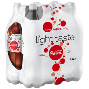 Coca-Cola goût léger 6x1,5l - Product Image 1