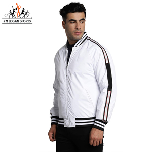 Vestes de Baseball pour hommes avec le dernier Design, couleur unie, nouvelle veste de Baseball élégante de FM LOGAN SPORTS - Product Image 3