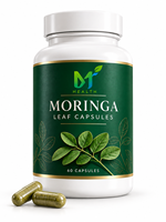 Kapsul Daun Moringa Label Pribadi OEM Suplemen Herbal Alami Formula Khusus Kapsul Moringa