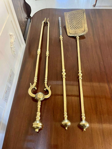 ENSEMBLE D'OUTILS DE FEU DE COMPANION DE POIGNÉE DE BOUCLE CONTEMPORAINE GRANDS OUTILS DE FEU FAITS À LA MAIN OUTILS DE QUALITÉ SUPÉRIEURE - Product Image 6