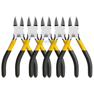 5" <b>Wire</b> Cutters 5 Pack Precision Cutting Pliers Ultra Sharp <b>Wire</b> <b>Snips</b> <b>Wire</b> Clippers Spring Loaded Flush Cutter jewelry Pliers - Product Image 1
