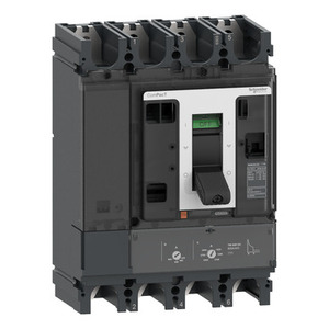 Interruttore Automatico SCHNEIDER ELECTRIC ComPacT NSX400F DC 36kA/750VDC a 4 Poli con Unità di Azionamento TM-DC 400A Modello C40F4TM400D - Product Image 1
