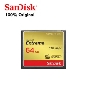 Tarjeta de memoria Extreme CompactFlash 64GB, CFXSB 32GB, VPG20, UDMA 7, 120 MB/s R, 85 MB/s W