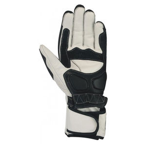 Gants de course en cuir à doigts entiers pour hommes en gros respirant équipement de protection sport écran tactile sur mesure pour moto - Product Image 3