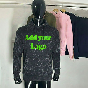 Sudadera con Capucha Estampada Personalizada, Estilo Vintage, Desgastada, Lavada, Sudadera Esencial, Sudadera al por Mayor, 100% Algodón - Product Image 1