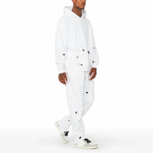 Chándales Acampanados para hombre con el mejor diseño del fabricante de fábrica de servicio OEM, chándales acampanados apilados con precio al por mayor para hombre - Product Image 3