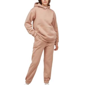 Chándal Deportivo con Capucha para Mujer de Alta Calidad, Color Sólido, 100% Algodón, Tejido Transpirable - Fabricante Chino Confiable - Product Image 1