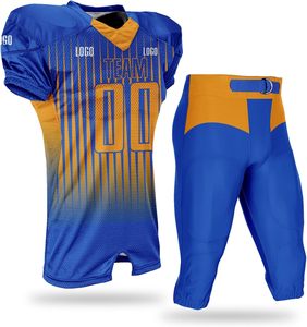 Uniforme de Fútbol Americano Personalizado, Pantalones Cortos, 100% Poliéster, Tela Resistente, para Club, Universidad, Liga, Prácticas y Juegos - Product Image 4