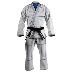 Kimono de BJJ de Alta Calidad Personalizable con Logotipo Frontal, Uniforme de Artes Marciales, Duradero, de Secado Rápido, Transpirable, de Algodón/Poliéster - Product Image 5