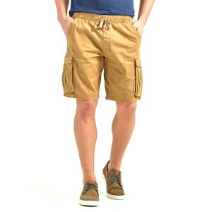 Cargo Shorts In One Solid Color Customized Logo Print Best Supplier Men Outer Wear Cargo Shorts BY VIKY INDUSTRIES