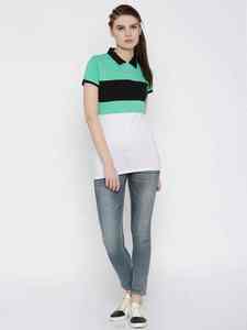 Custom Women's Stylish Polo Shirt High Quality Latest Fashion Design Casual Streetwear - Product Image 3