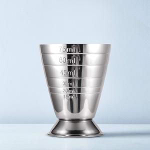 Mejor venta Jigger Peg Medidas Bar Cóctel Jigger Vaso de chupito Medida de metal Taza Herramienta Shot Ounce Jigger Bar Mix Cockta - Product Image 4