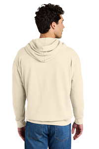 Sudadera con capucha de manga larga para hombre, 100% poliéster, con cremallera, estampado digital, efecto lavado, estampado en relieve, teñido liso, para invierno - Product Image 3