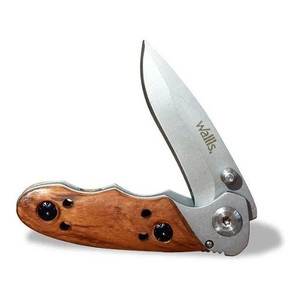 Coltello con serratura Wallis K271122 con manico in legno - Product Image 1