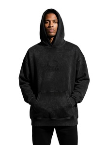 Sudadera con Capucha Personalizada con Lavado Ácido para Hombre, Entrega Rápida, Tejido Grueso de 500GSM, Estilo Oversize, Vintage, con Efecto Desgastado, Sudadera Lisa de Forro Polar, Ropa Urbana - Product Image 1