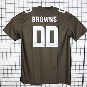 Camiseta de fútbol americano con bandera de malla sublimada personalizada de talla grande, ropa de fútbol americano - Product Image 5