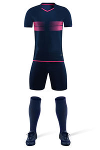 Ensembles de maillots de football rétro pour hommes 100% polyester imprimés par transfert thermique Nom d'équipe personnalisé Col Motif uni Automatisé - Product Image 5